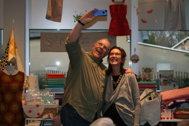 Mark shows us how to selfie