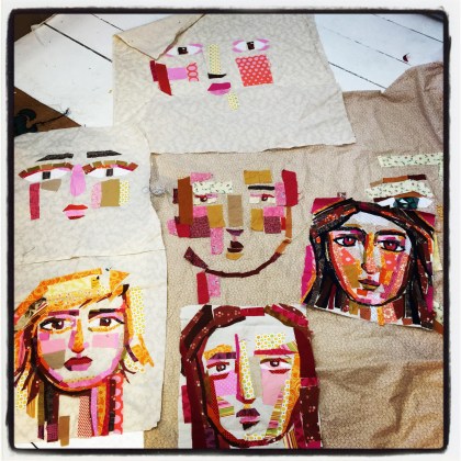making faces