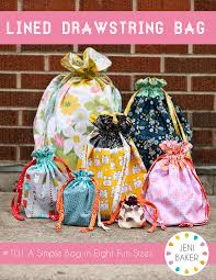 In Color Order: Lined Drawstring Bag Tutorial